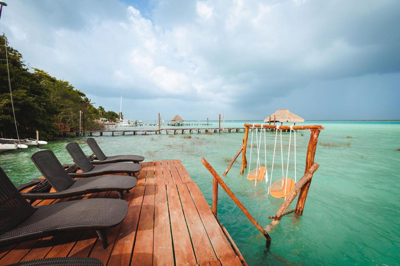 El Búho Lagoon Bacalar Exterior foto