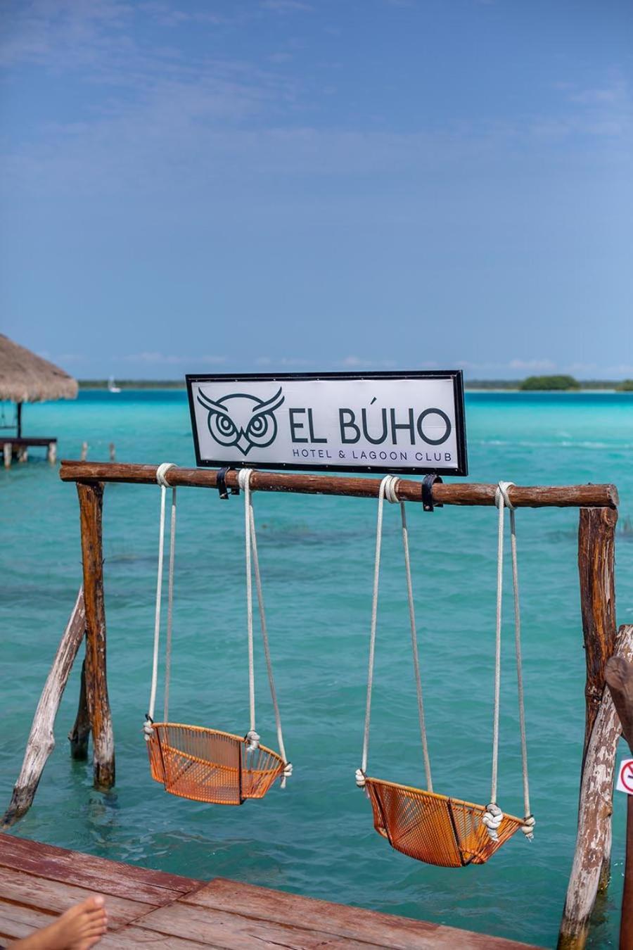 El Búho Lagoon Bacalar Exterior foto