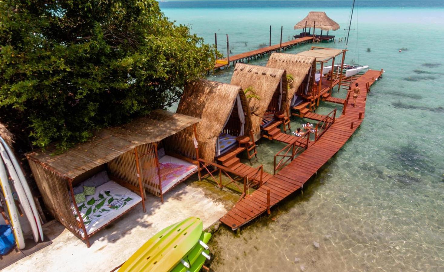 El Búho Lagoon Bacalar Exterior foto