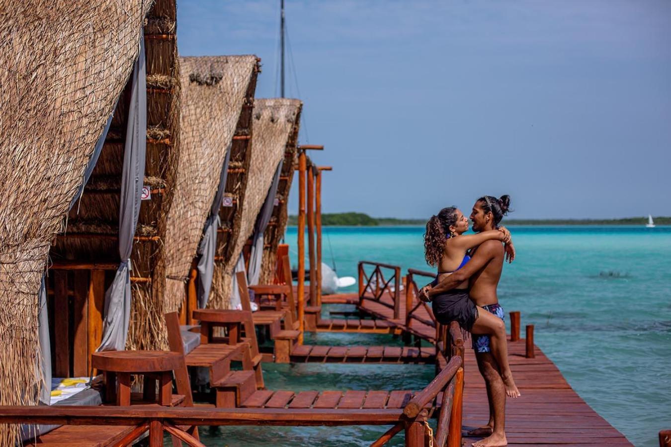 El Búho Lagoon Bacalar Exterior foto