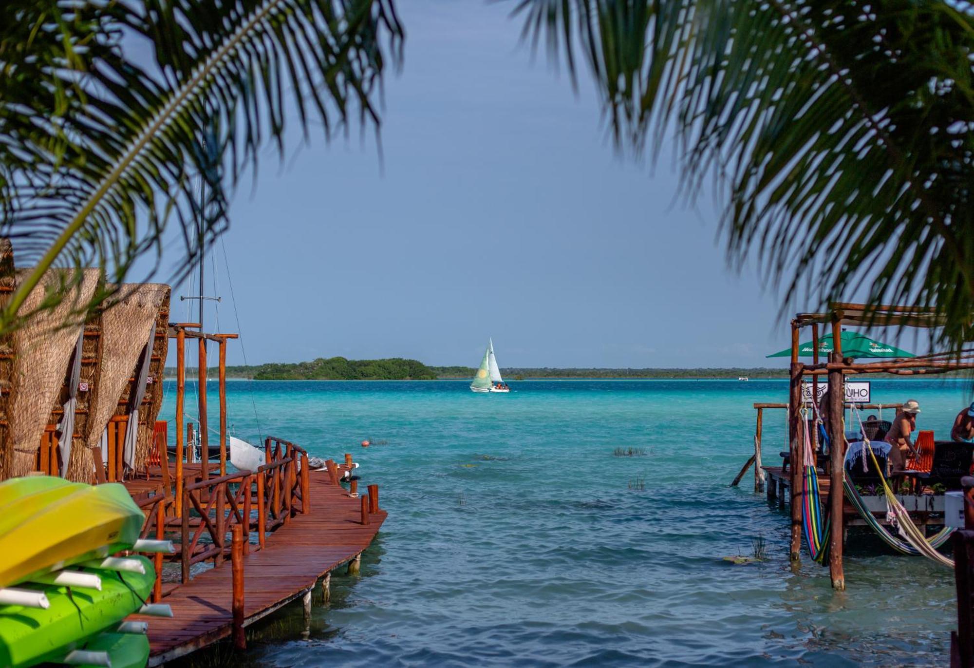 El Búho Lagoon Bacalar Exterior foto